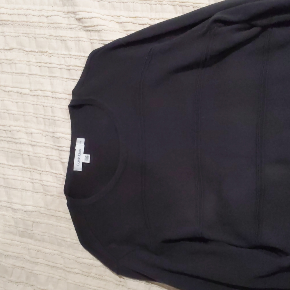 Black Calvin Klein Sweater Shirt - size L